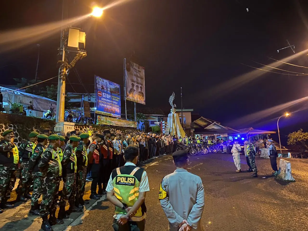 Doa Bersama hingga Patroli Serentak, Forkopimcam Ibun Pastikan Malam Tahun Baru Aman