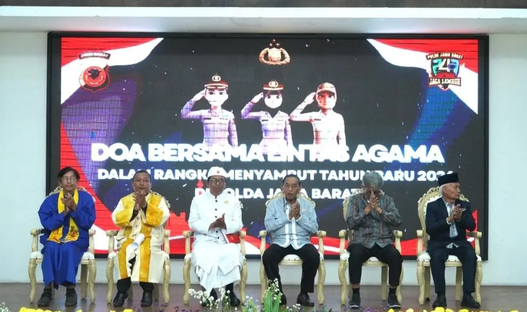 Sambut Tahun Baru 2026, Polda Jabar Gelar Doa Lintas Agama untuk Kedamaian Bangsa
