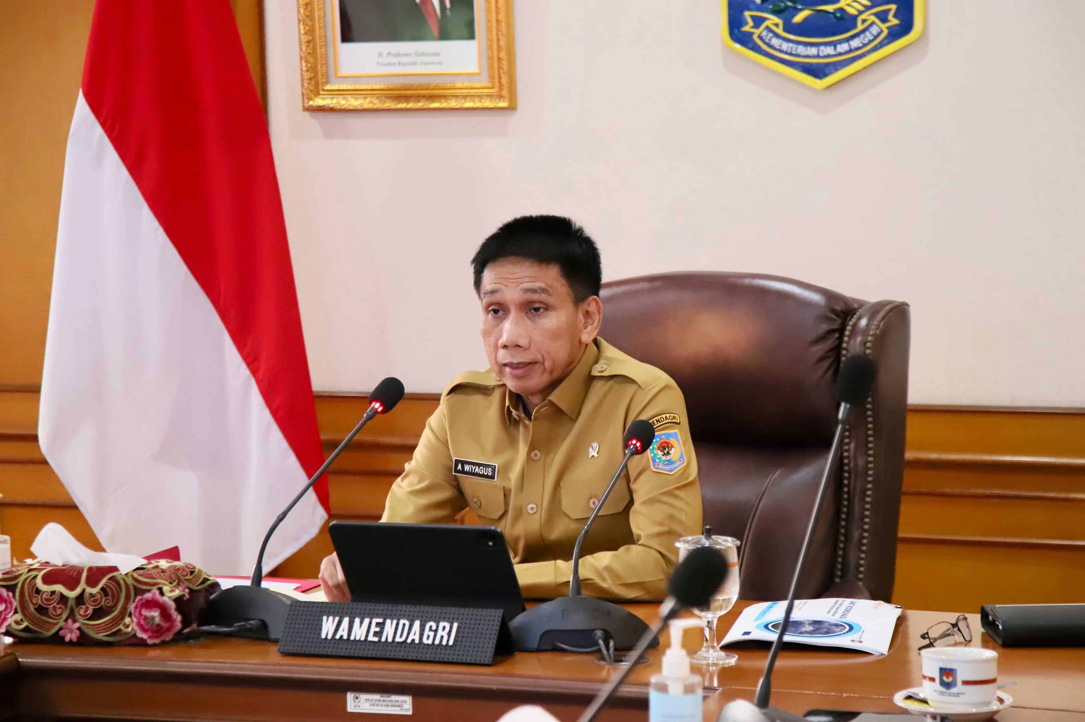 Wamendagri Wiyagus Imbau Pemda Lakukan Mitigasi Bencana Hidrometeorologi Basah