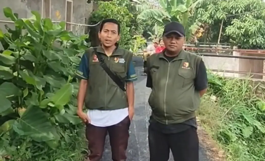 Pemdes Wangisagara Tingkatkan Infrastruktur, Hotmix Jalan Lingkungan RW 06 Kampung Bojong Koneng