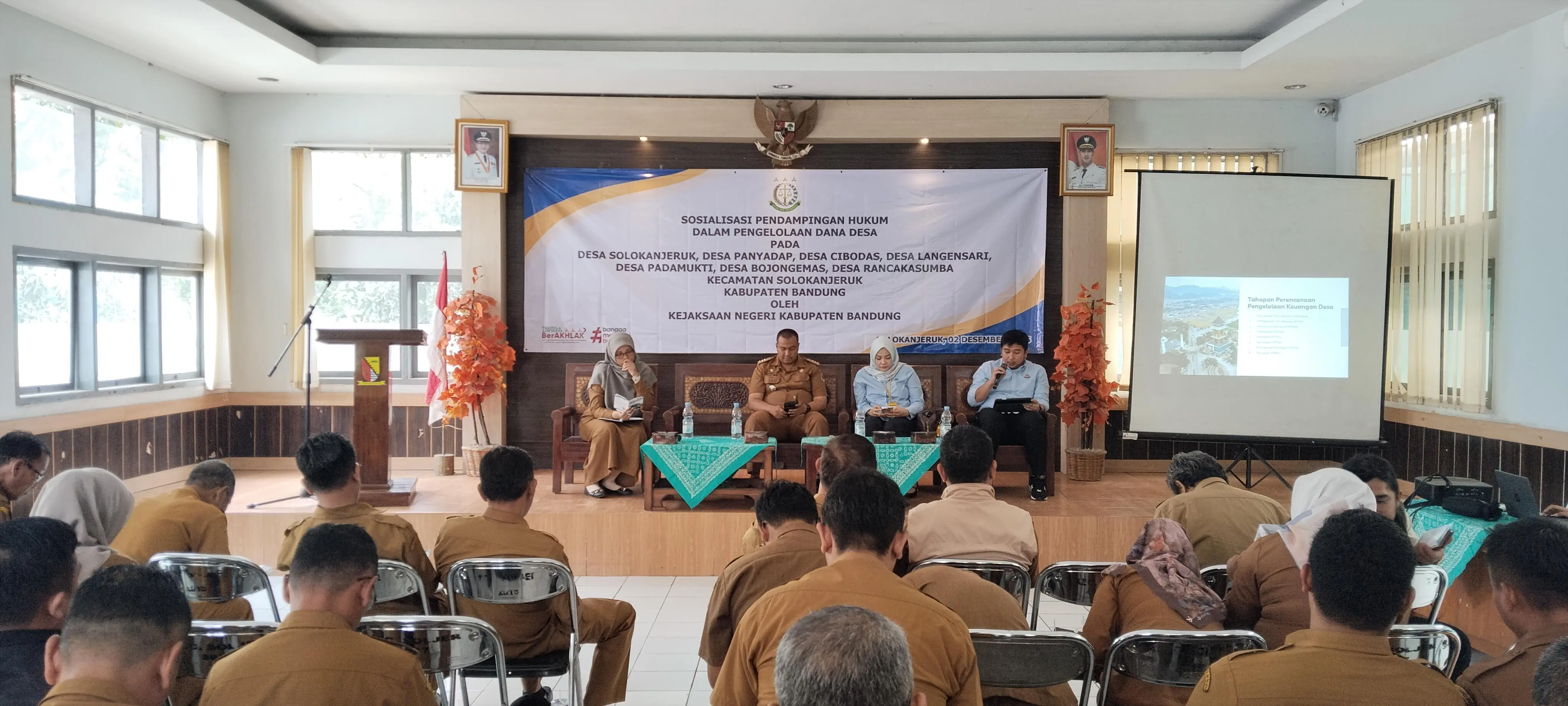 Sosialisasi Pendampingan Hukum Pengelolaan Dana Desa Digelar di Kecamatan Solokanjeruk