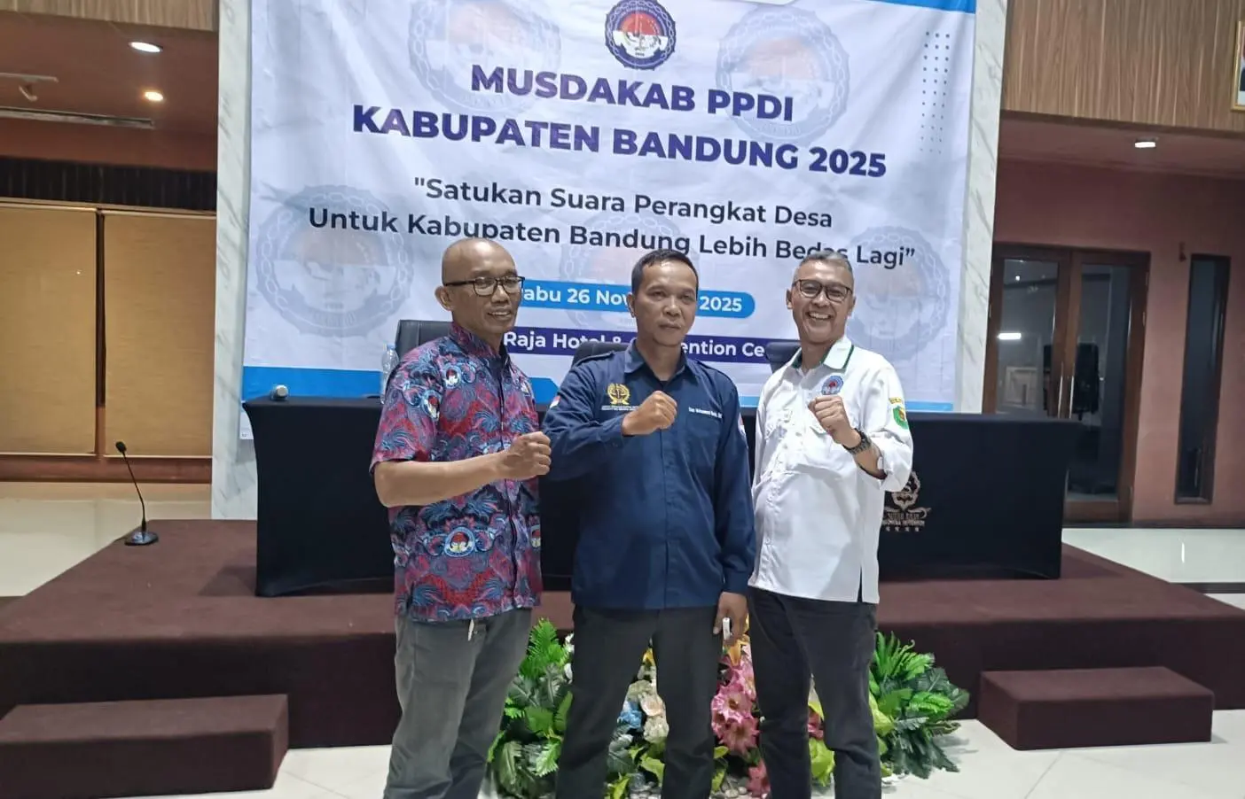Sekdes Arjasari, Dadang Iyas, Terpilih Aklamasi sebagai Ketua PPDI Kabupaten Bandung