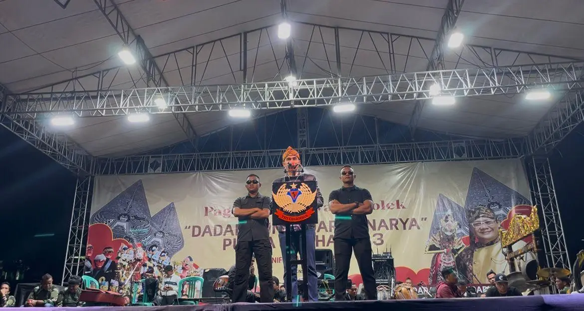 Jaga Warisan Budaya, Yonif 330/Tri Dharma Gelar Pagelaran Wayang Golek Putra Giri Harja 3