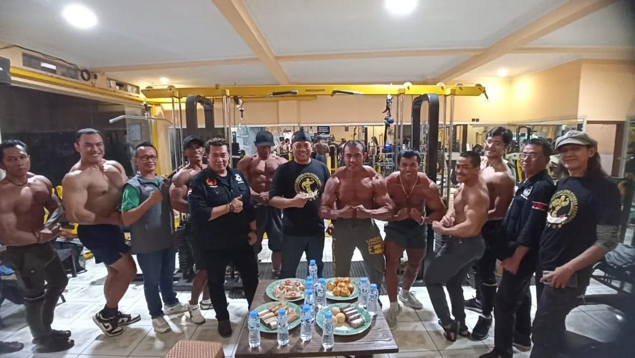Ketua KONI Kabupaten Bandung Lakukan Monev ke Cabor Binaraga dan Fitness