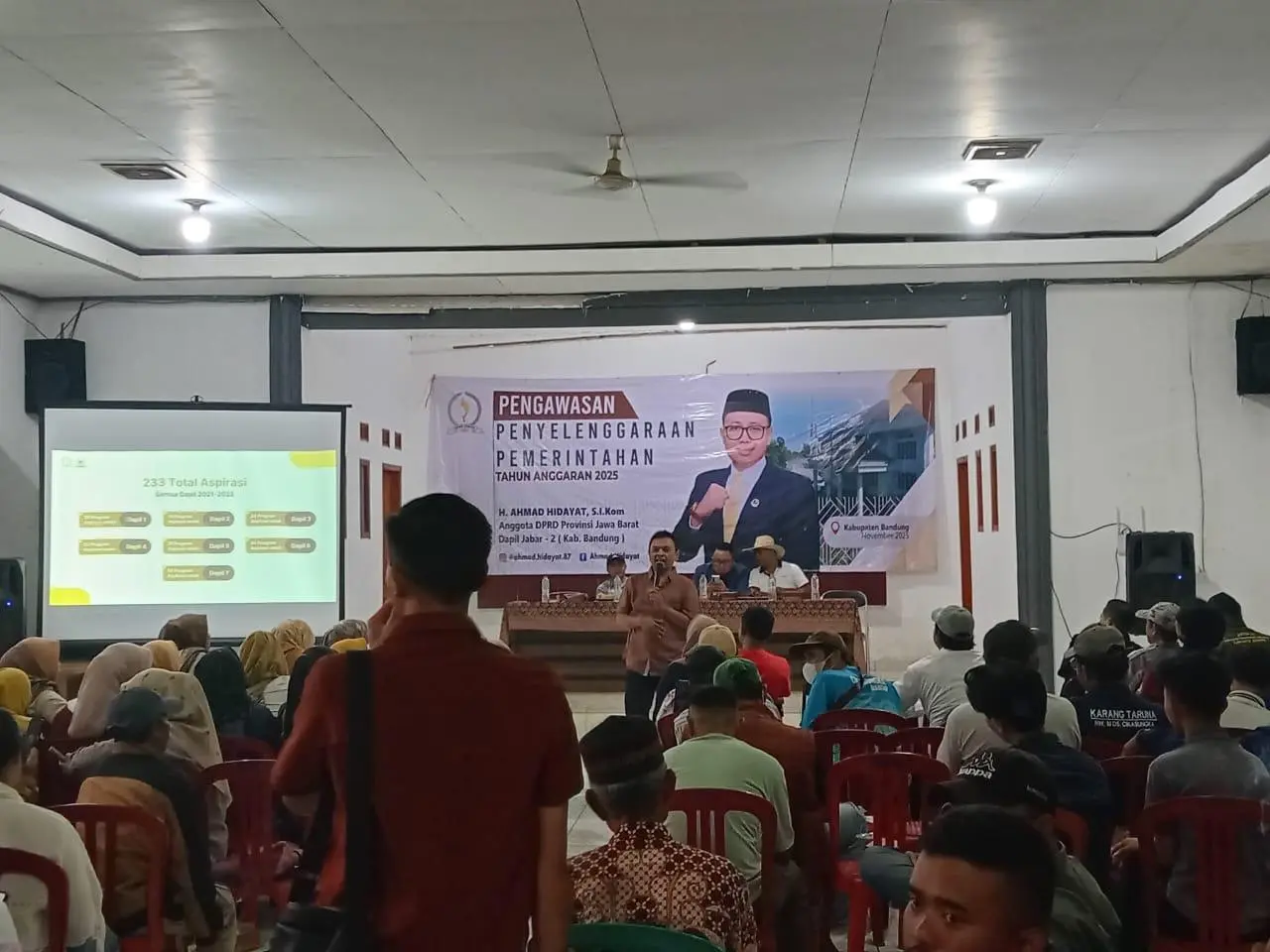 Pengawasan Dana Desa 2025: H. Ahmad Hidayat, S.I.Kom Tinjau Langsung Desa Cikasungka