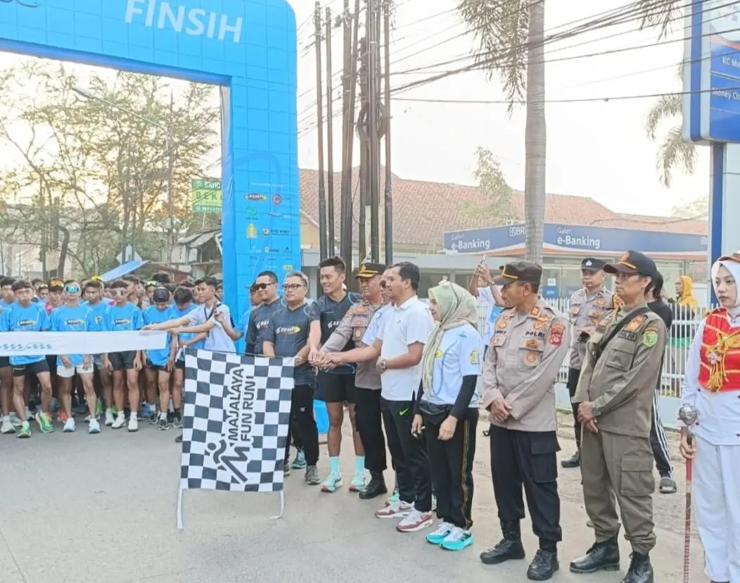 Camat Majalaya Apresiasi Fun Run yang Digagas Pemuda di Alun-Alun