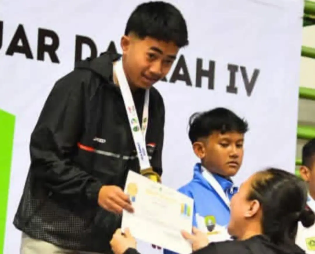 Miftah Abdul Zaelani, Atlet Tenis Meja Kabupaten Bandung Raih Emas Di PEPARPEDA IV Jabar 2025