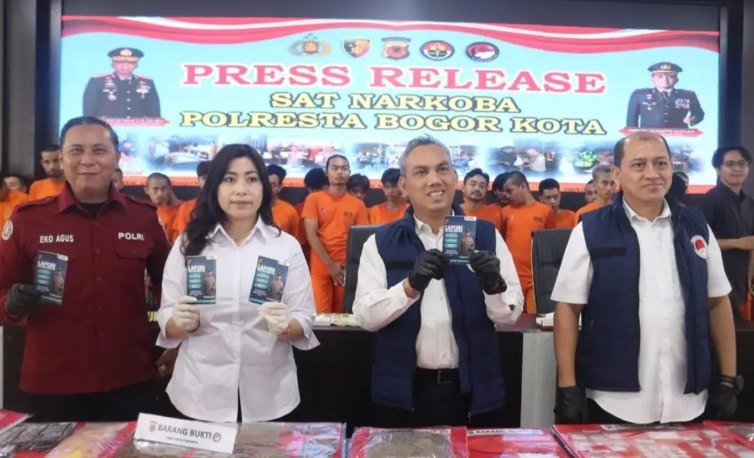 Polisi Ungkap 28 Kasus Narkoba Sepanjang September 2025, 33 Tersangka Di amankan