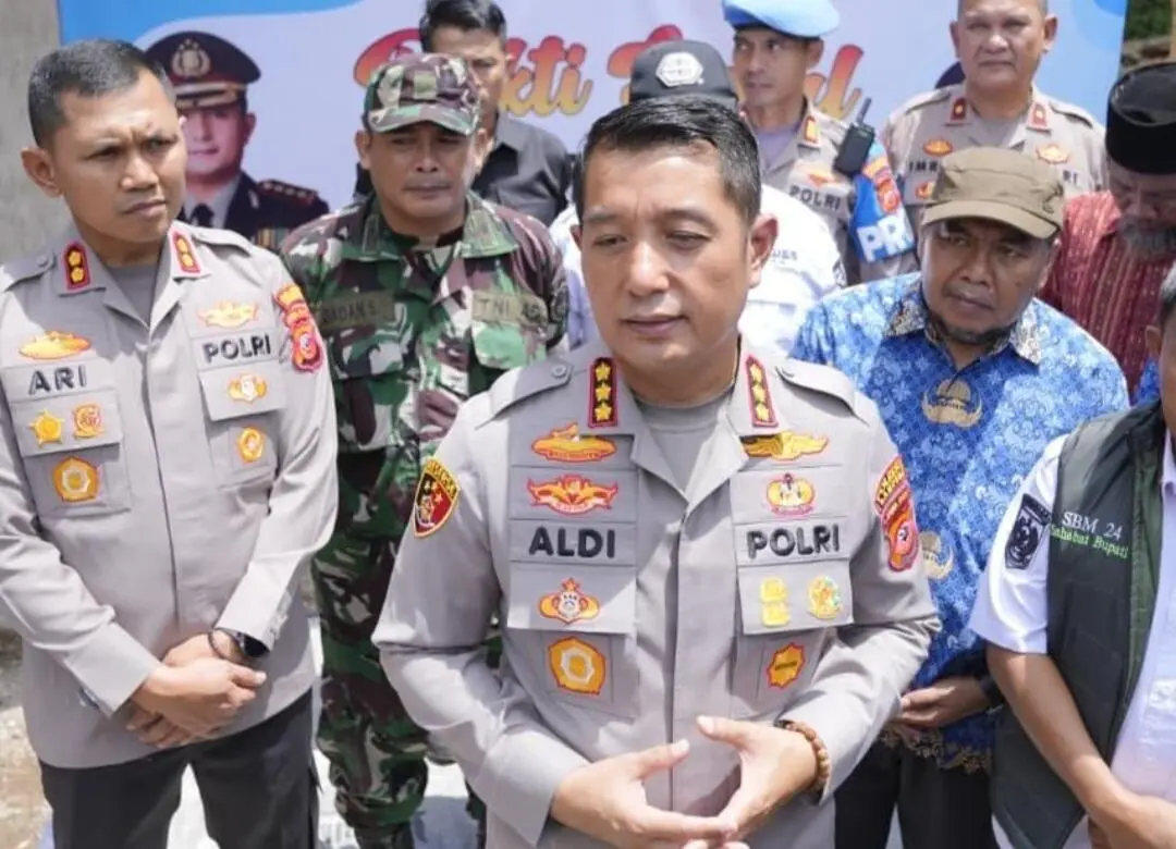 Kapolresta Bandung Tinjau Pembangunan Rutilahu di Arjasari