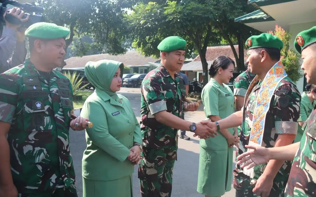 Dandim 0624/Kab. Bandung Hadiri Kunjungan Kerja Pangdam III/Siliwangi di Makorem 062/Tarumangara