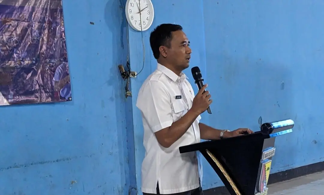 Camat Rofiran, Menghadiri kegiatan Sinkronisasi Data Penerima MBG di Kecamatan Majalaya