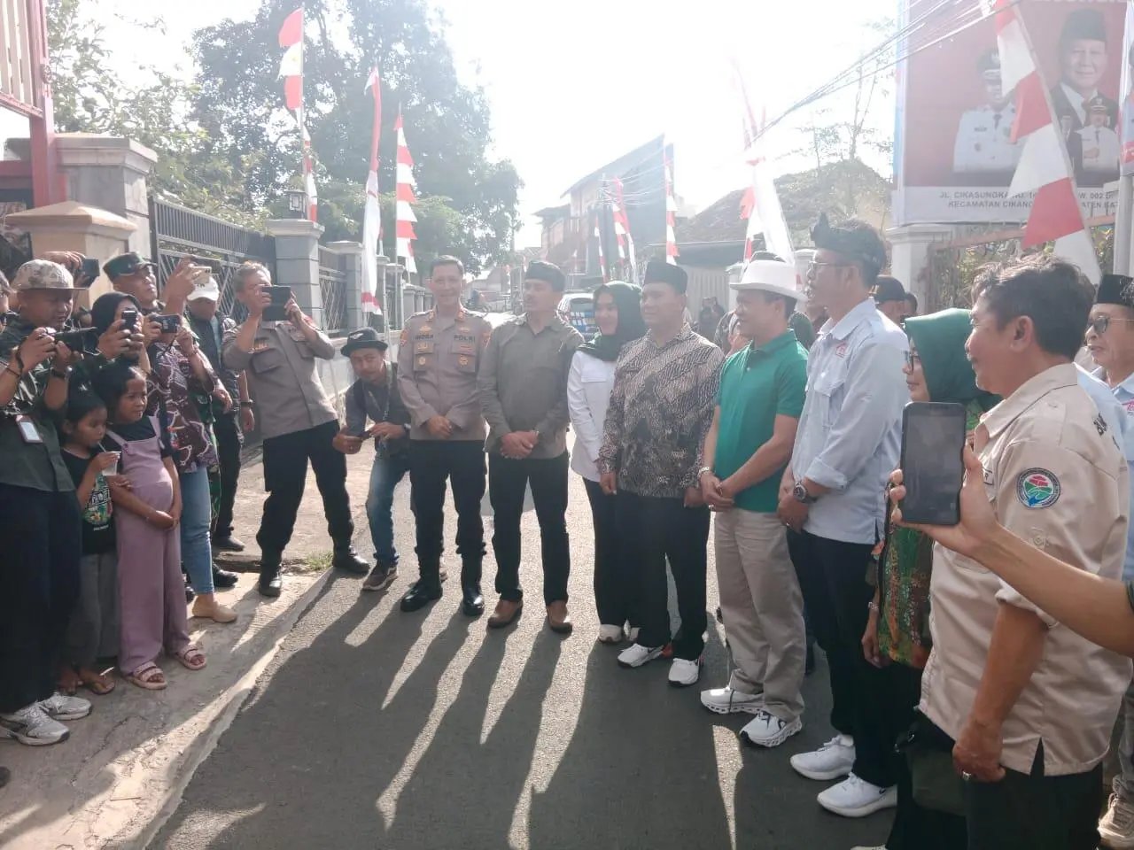 Kapolsek Cikancung Hadiri Launching Koperasi Merah Putih di Desa Cikasungka