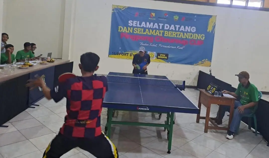 Pemdes Citeureup Gelar Pingpong Citeurep Cup ll  tahun 2025, Ajang Silaturahmi dan Peningkatan Bakat Atlit Desa