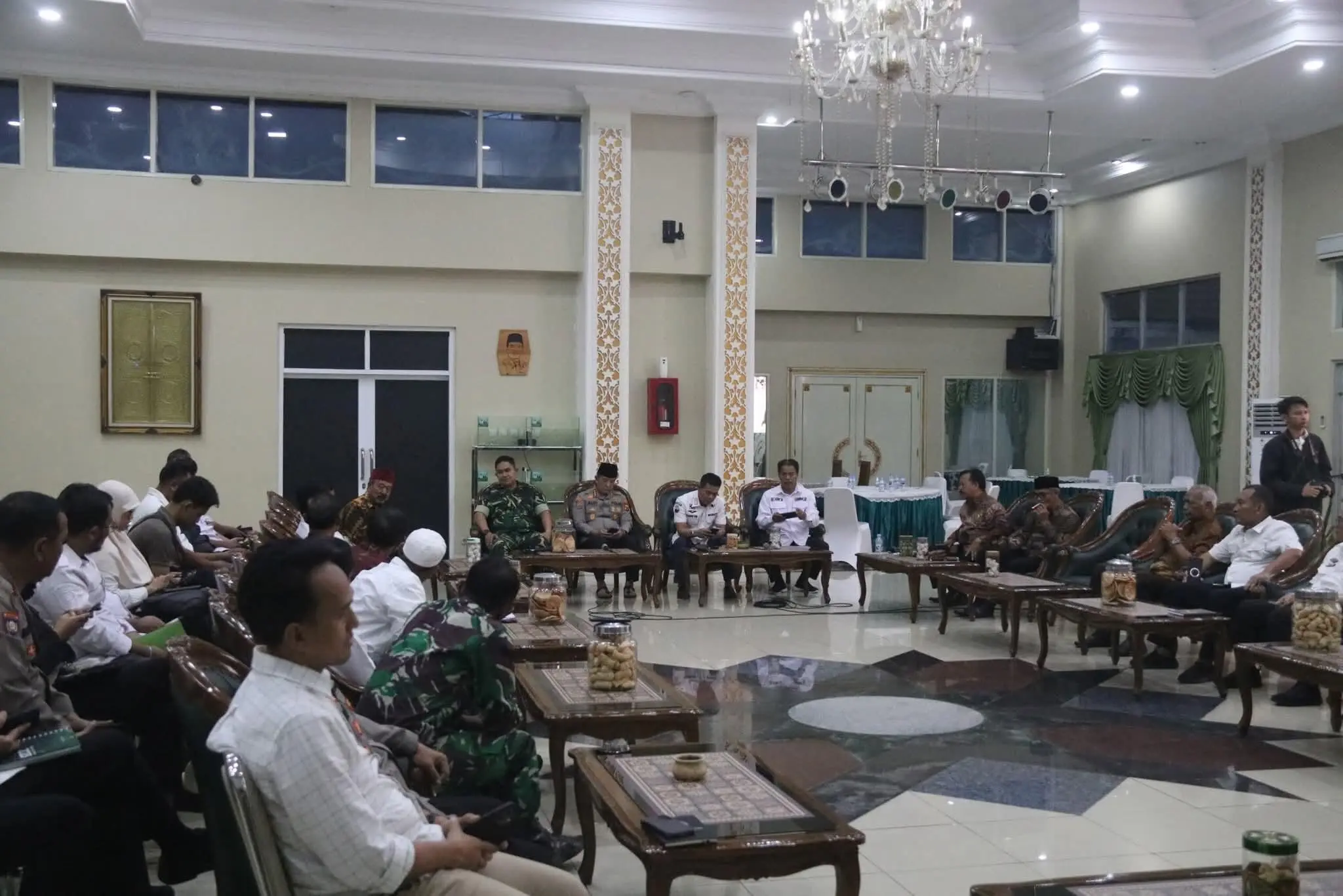 Dandim 0624/Kabupaten Bandung Hadiri Silaturahmi dan Musyawarah HKBP Betania Majalaya