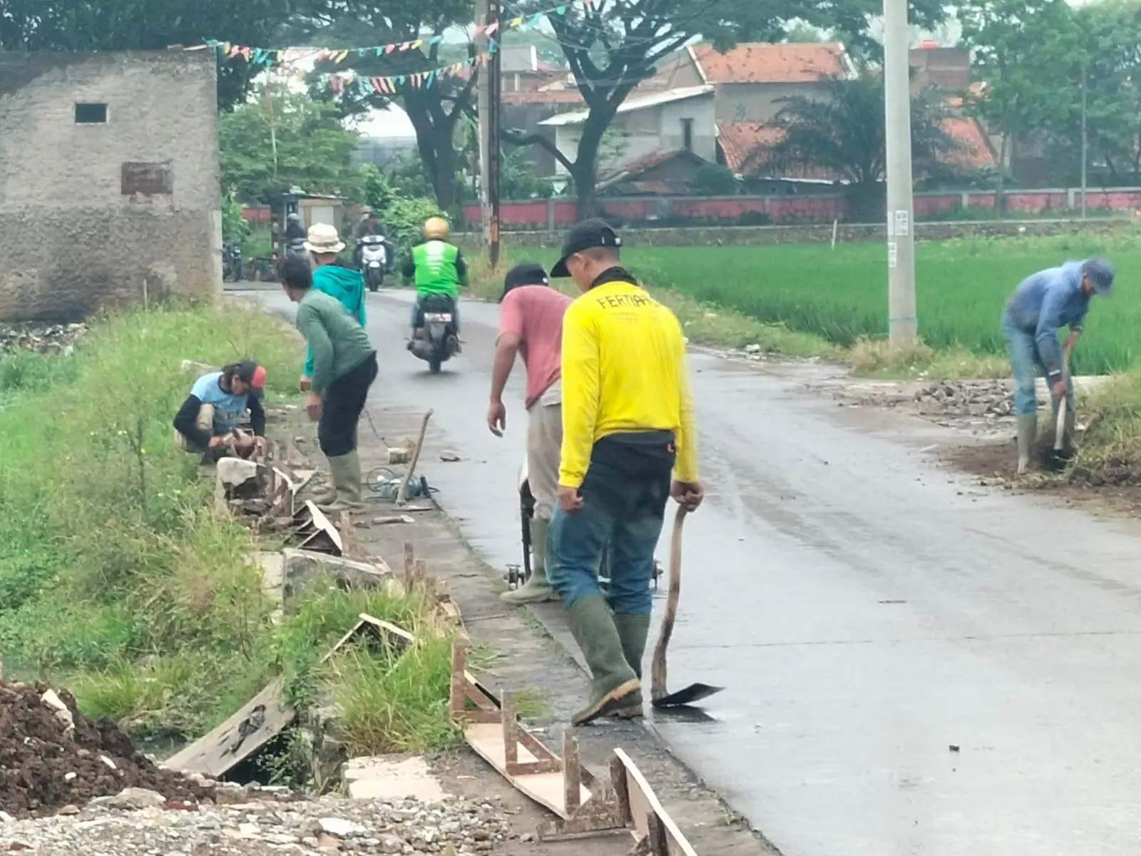 Jalan Baru di Sukabirus Jadi Bukti Kepedulian Kang DS kepada Masyarakat