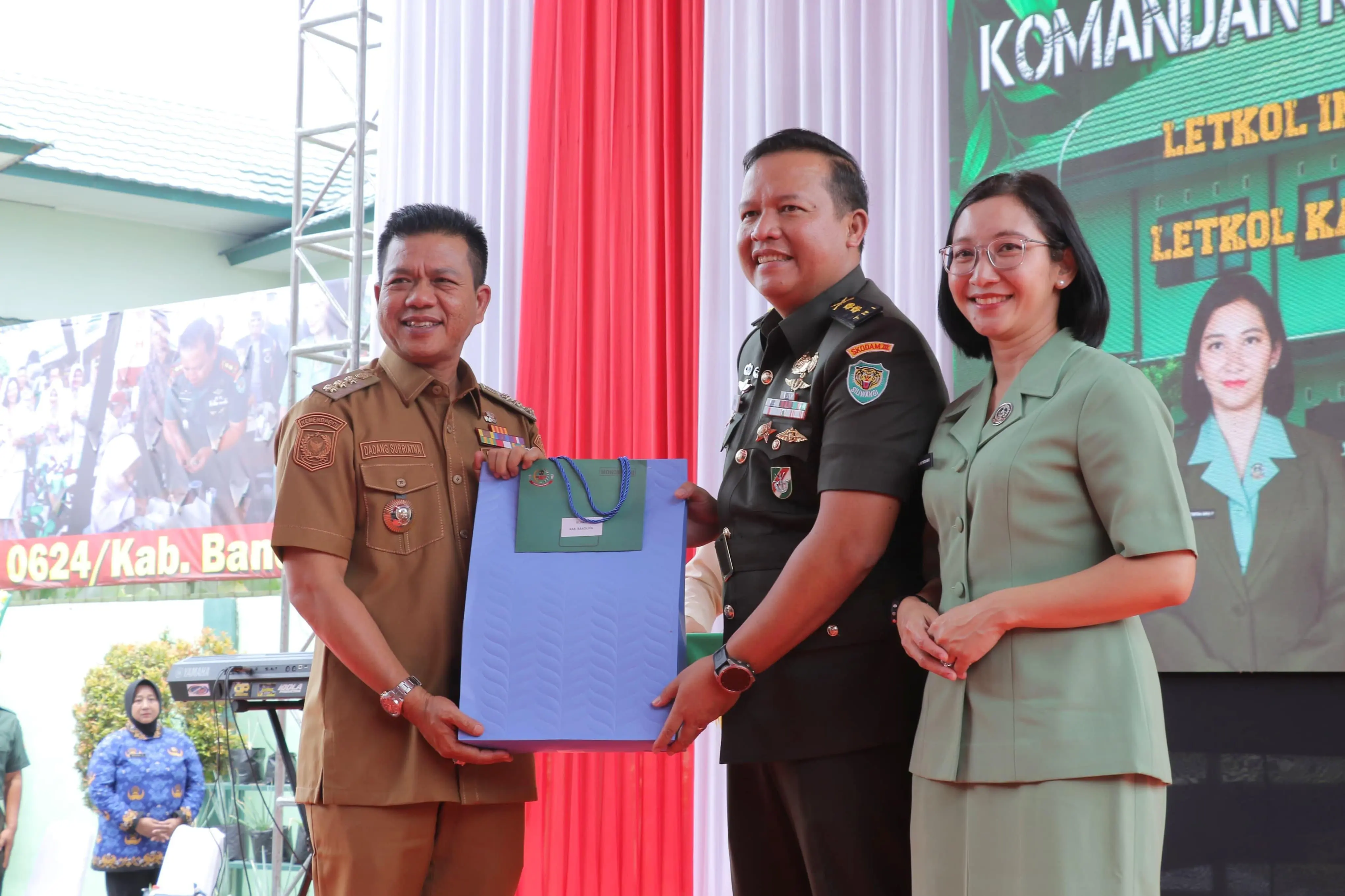Dandim 0624 Berganti, Bupati Bandung : Semoga Terus Menjalin Sinergi dan Kolaborasi