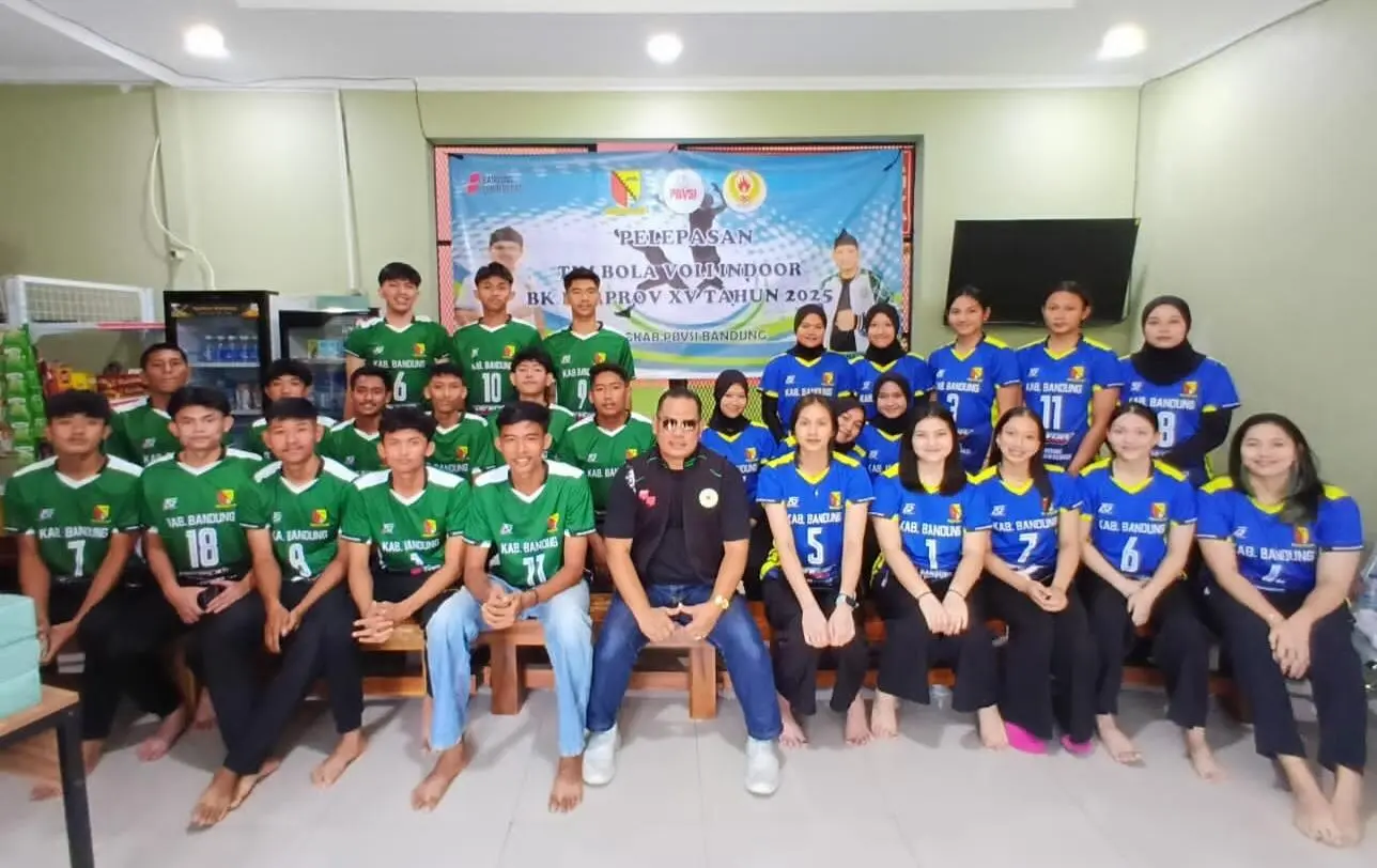 Seteleh Berhasil di Babak Kualifikasi (BK) Akhirnya Tim Volley Ball Putra - Putri Kab. Bandung Melaju Ke Porprov 2026 Jabar