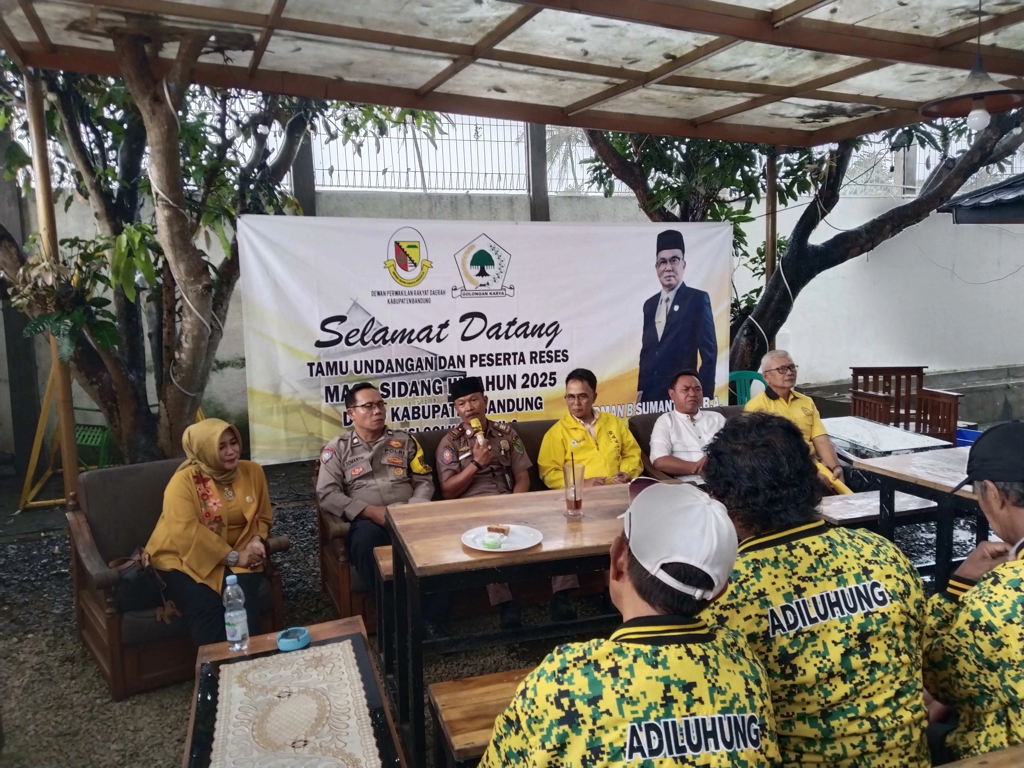 Wakil Ketua DPRD Kabupaten Bandung Gelar Reses Masa Sidang Ke- III Tahun 2025 di Sagaracipta