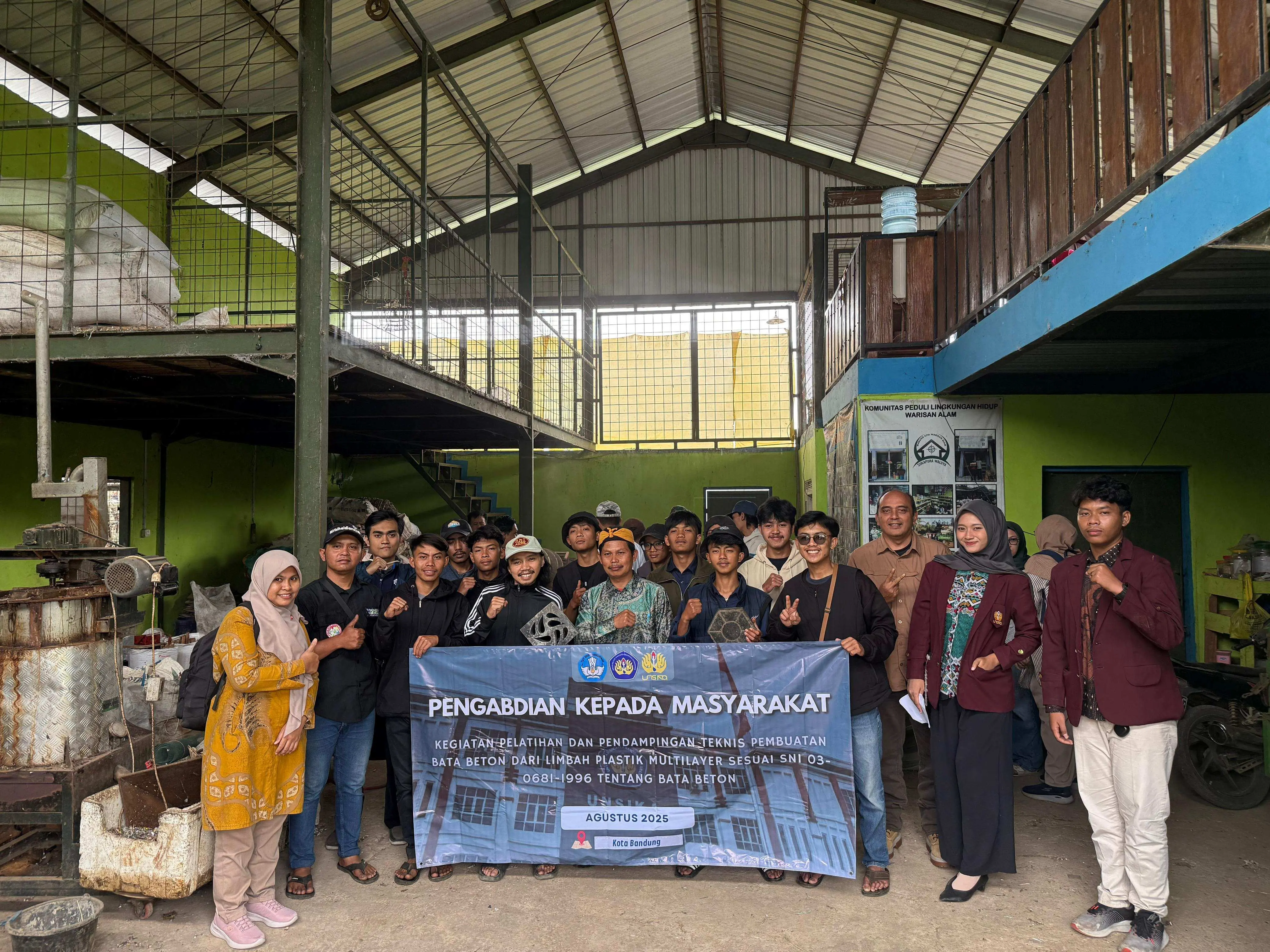 Inovasi Eco Paving dari UNSIKA dan ITB untuk Limbah Plastik