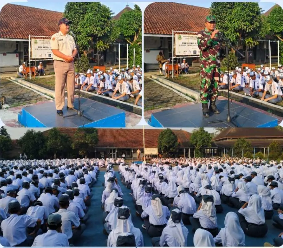 Serka Ajat Berikan Pembekalan Materi di SMKN 1 Majalaya