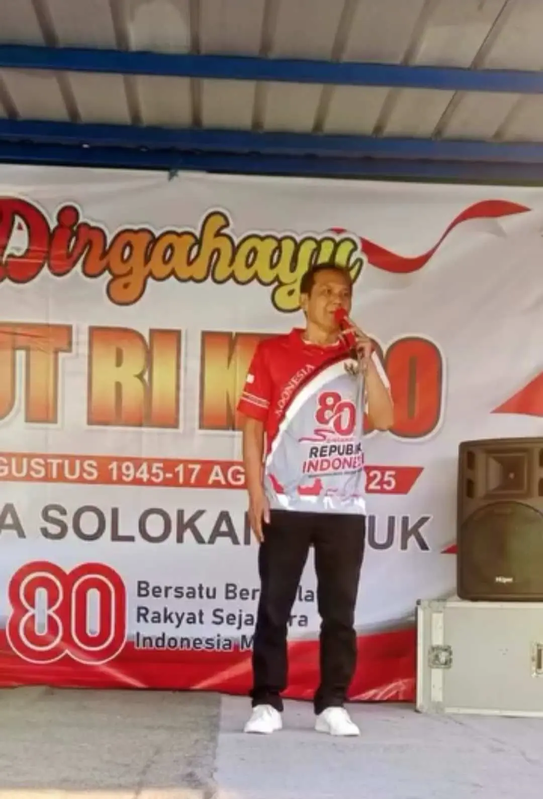Lomba Gerak Jalan Meriahkan HUT ke-80 RI di Desa Solokanjeruk