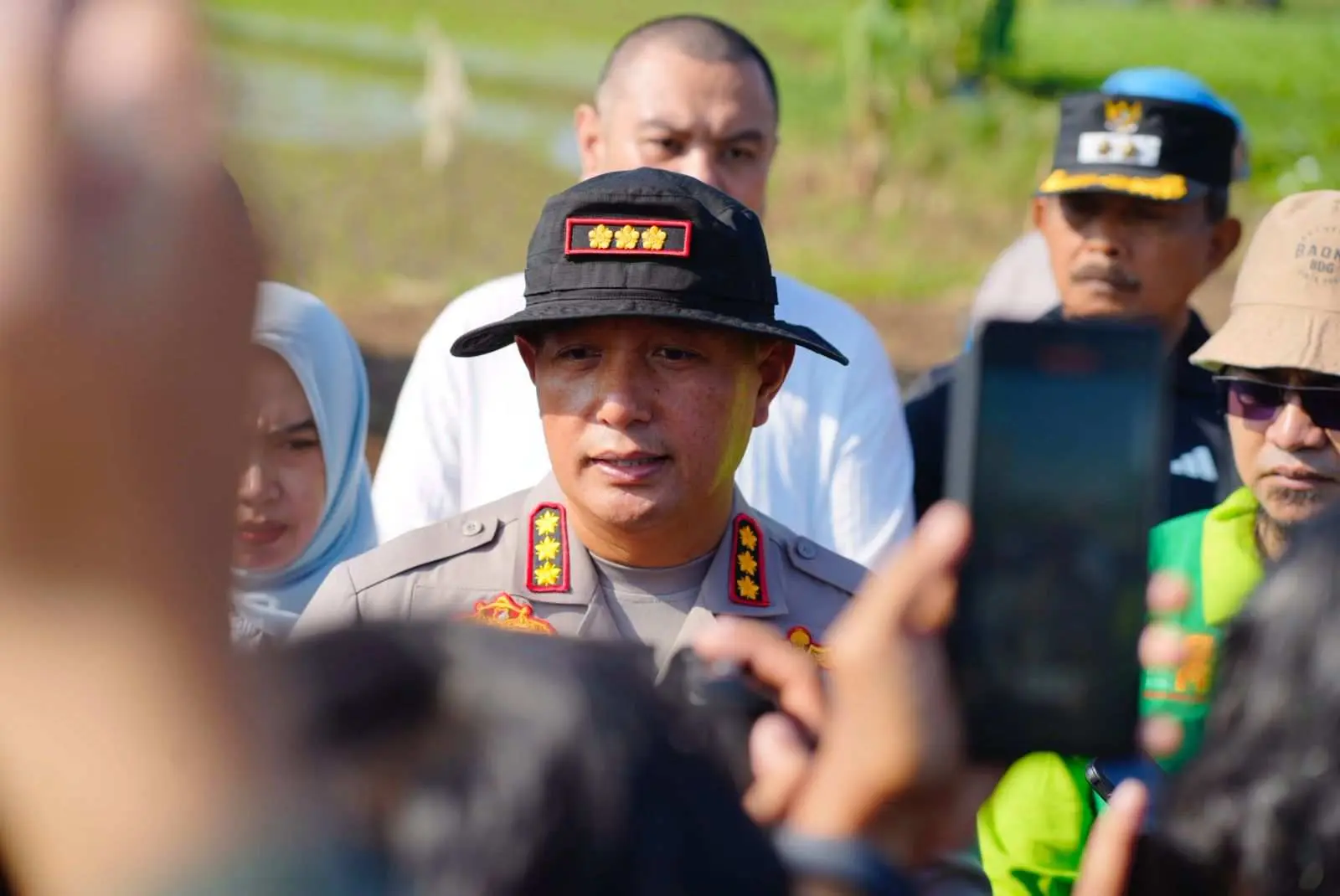 Kapolresta Bandung mengefektifkan lahan baku sawah tidur menjadi lahan jagung